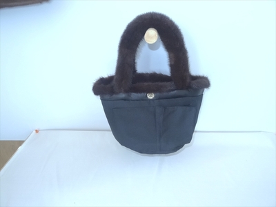ミンクリアルファーBag 本物毛皮バッグ 〈丹波市〉 ファーバッグ 鞄