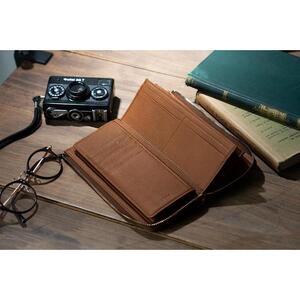 【長財布】Zip long wallet　カラー：Red Brown【雑貨 ファッション 人気 おすすめ 】