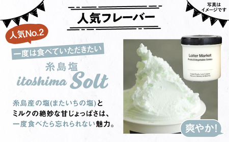 【全3回定期便】行列のできる アイスクリーム 屋  ジェラート ボトル2個 アイス 食べ比べ ギフト スイーツ プレゼント 糸島市 / LoiterMarket ロイターマーケット [AGD023]