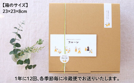 【全12回定期便】 季節 の ベイクドタルト ケーキ アソート 4種?6種 糸島 / フルーレ [AME013] お菓子 スイーツ ケーキ タルト