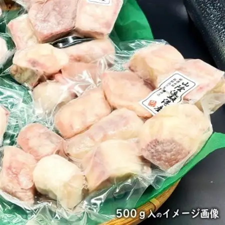 カット済で使い勝手が良く、美味しい真ふぐ切身　計1kg(500g×2パック)【3D凍結】【配送不可地域：離島】【1453527】