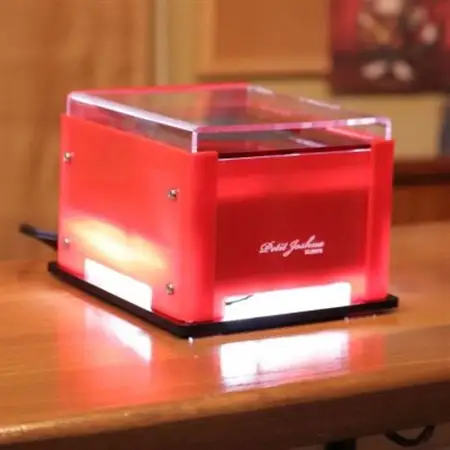 【メンテフリー】光触媒空気清浄機プチジョシュア2 本体赤 LED昼白色 KPJ-002-R5_家電製品 季節・空調家電  _【1361209】