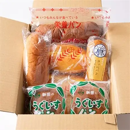 新田パンといえばこれ!名物パンセット(5種×3個)_ パン  ぱん_【配送不可地域：離島】【1367017】