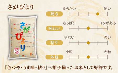 【全6回定期便】無洗米さがびより 白米 計60kg（5kg×2袋×6回） / 佐賀県 / 株式会社JA食糧さが [41ADAR011]