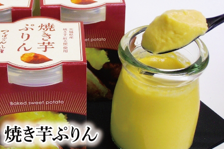 つくばぷりん アソート 6個セット ( 桜川市 × 大洗町 共通返礼品 ） 奥久慈卵 卵黄 濃厚 とろける プリン ぷりん 和栗 焼き芋 さしま茶 スイーツ デザート 洋菓子 お菓子 おかし 乳製品_DT003