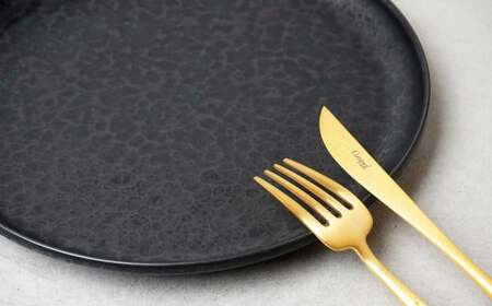 金善製陶所 210カット プレート 黒陶 2枚 有田焼 食器 器 うつわ プレート 30000円 3万円 A30-727
