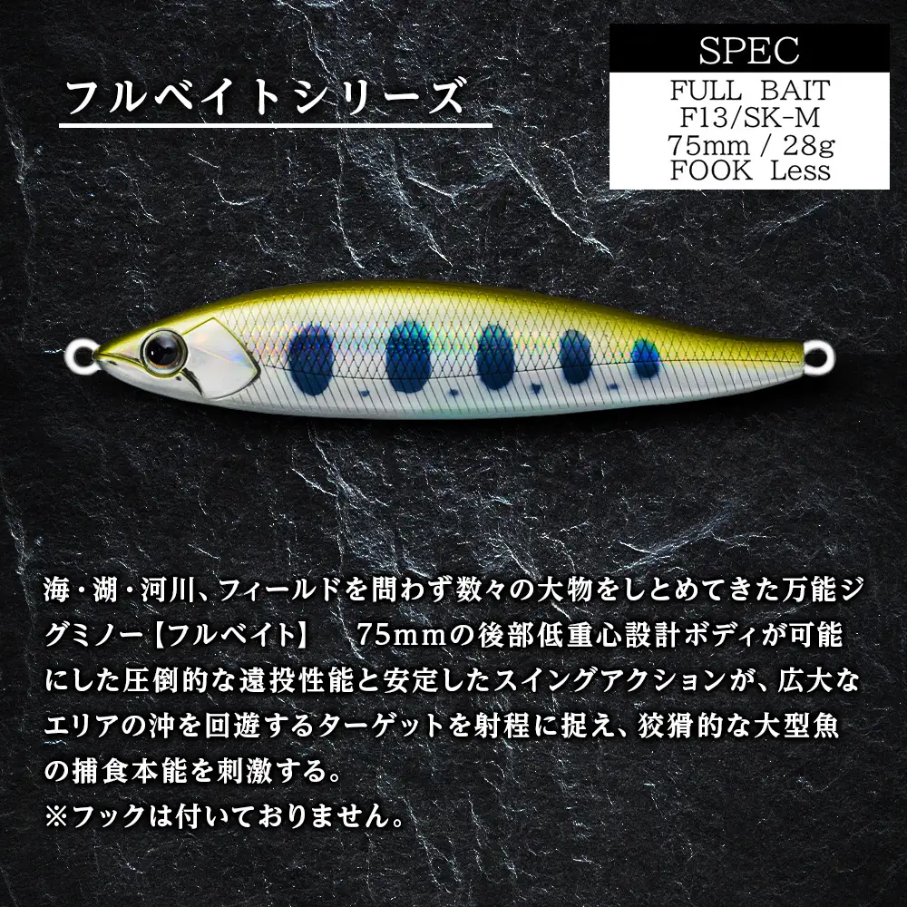 千歳市支笏湖Eセット（湖沼用ベーシックルアーセット）