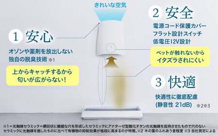 ペット想いの除菌脱臭機 2台 QAIS-air-04A1J[AOAF005] 空気清浄機