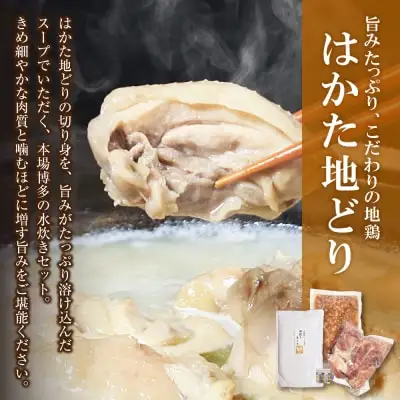 Z69-22 寄附額改定↓↓ おどろきっちん 博多水炊きセット 4～6人前 水炊き