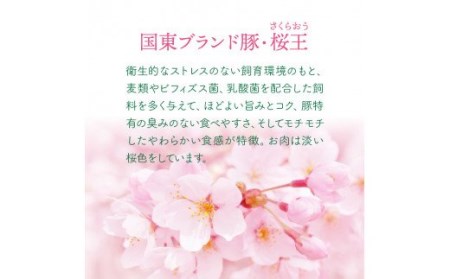 くにさき桜王豚の粗挽きウインナー1.2kg _1139R