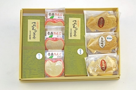 下北半島の海の幸、自然の恵みのお菓子達(全4種)