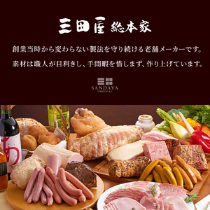 【ふるさと納税】 三田屋総本家 ハム バラエティーセット ( ロースハムブロック 白ハムブロック  チューリンガーウインナー サルティーチャーソーセージ ドレッシング ) ギフト 肉 お祝い ふるさと納税 ふるさと 人気 おすすめ 送料無料 SS-100 [3d28bae570005]