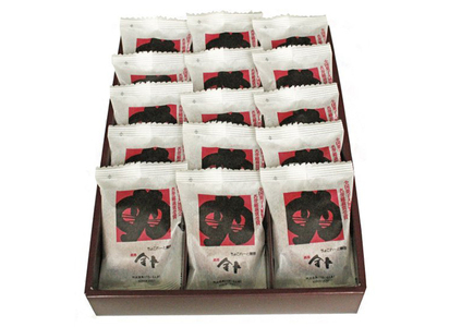 ハレルヤ　金長まんじゅう　15個入 お菓子 和菓子 スイーツ 和スイーツ お茶菓子 白あん チョコ風味の生地 