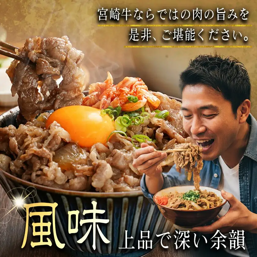 宮崎牛モモステーキ・切り落とし600gセット_MJ-2510_(都城市) 都城産 宮崎牛 牛肉セット 牛モモステーキ用 100g×3枚 牛切り落とし 300g×1パック 赤身肉 牛ステーキ肉 牛切落し