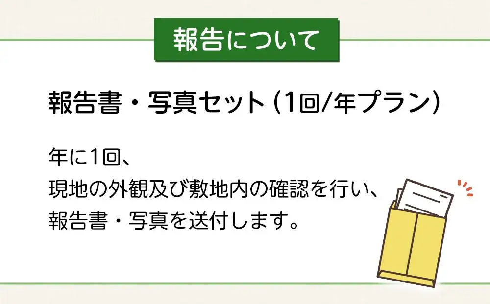 空き家の現況調査サービス（プランA）金沢市シルバー人材センター