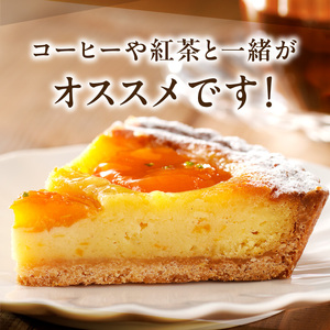 シェフお気に入り アンズのタルト 18cmサイズ 6人分 ～ 8人分 自家製アンズジャム アーモンドクリーム ケーキ 焼き菓子 ドイツ菓子 誕生日 奈良県 生駒市 お取り寄せ スイーツ デザート おやつ 洋菓子 熨斗対応 贈り物 冷凍 送料無料