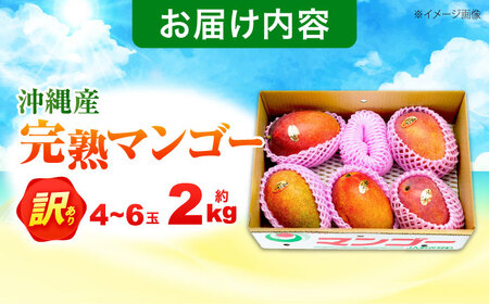 マンゴー 訳あり【2026年発送】完熟マンゴー 約2kg