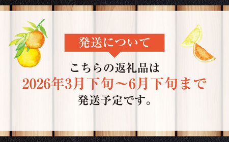 【規格外品】河内晩柑 ご家庭用 15kg サイズ不選別【2026年3月下旬～6月下旬発送予定】 晩柑 柑橘 晩柑 くだもの 果物 フルーツ