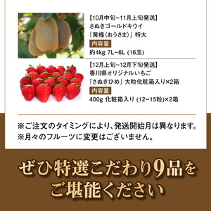 フルーツ王国みとよの特選こだわり9品定期便