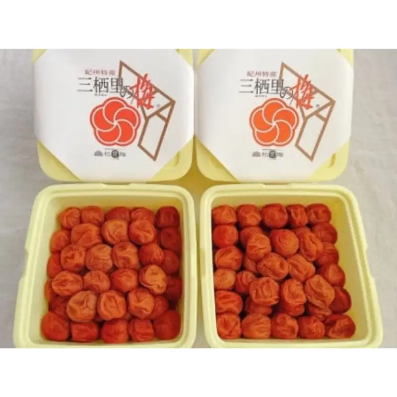 紀州南高梅　紀州土用干梅（塩分21％）　4kg(2kg×2個） / 田辺市 紀州南高梅 南高梅 梅干し 梅干 梅  肉厚 お米 おにぎり 焼酎 梅酒 健康 【ske046-2】