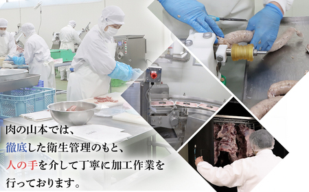 ラムウィンナー 食べ比べ セット あらびき・ガーリック 計１kg ≪肉の山本≫
