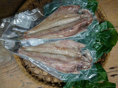 悦丸小林水産の天日干し真ホッケ（2Lサイズ×2枚）　ほっけ開き　ホッケ開き　𩸽開き　海産物　魚介類　冷凍