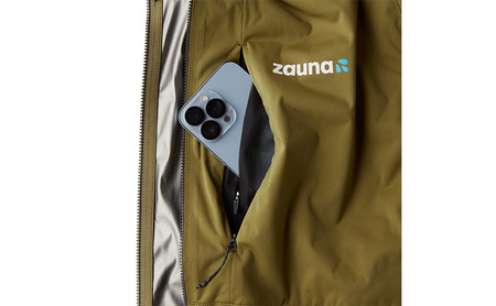 zauna suit / ザウナスーツ　KHAKI　カーキ　着るサウナ ファッション デトックスウェア Ag素材 保温性 セットアップ 静音性 軽量性  Ｓ