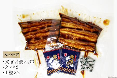 うなぎ 国産 炭火焼 肉厚 蒲焼 120g ×2尾 計240g [村田商店 静岡県 吉田町 22424322]
