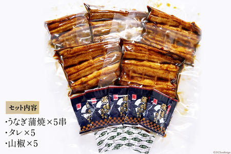 うなぎ 国産 炭火焼 肉厚 蒲焼 120g ×5尾 計600g [村田商店 静岡県 吉田町 22424323]