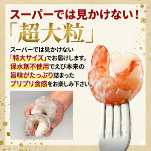 むきえび 特大 バナメイエビ 約1.2kg