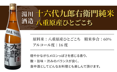 【ギフト包装】日本酒 2023年 IWC チャンピオンサケ受賞蔵飲み比べ！（湯川酒造店 「木曽路」「十六代九郎右衛門」）