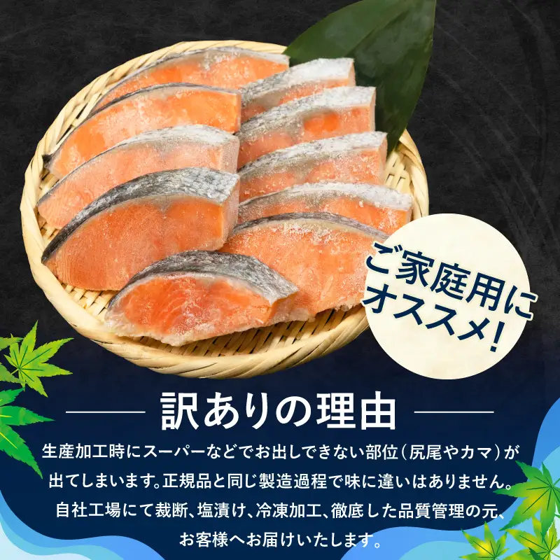 訳あり 銀鮭 定期便 2kg × 3回 計6kg 鮭