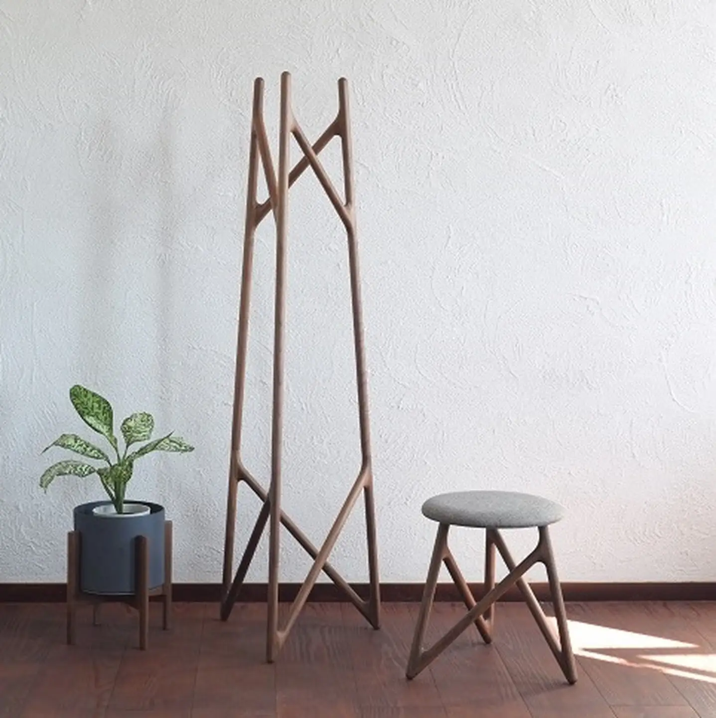 アール 40スツール Oak【諸富家具】：C256-001