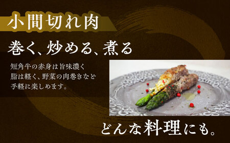 【有機】北海道 短角牛 小間切れ 150g×3パック《足寄町》【北十勝ファーム】牛肉 有機JASオーガニックビーフ [BEAI005]