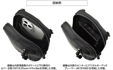 VanNuys 薄型サブポケット／Type-C ウエストバッグ 多機能ウエストバッグ 収納多数 ヒップバッグ  帆布 バンナイズ ファッション カバン 
