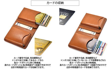VanNuys カードが30枚～40枚程度入る小さい財布 本革 牛革 シュリンクレザー カードケース 大容量 名刺入れ バンナイズ ファッション ファッション小物  ビンテージキャメル