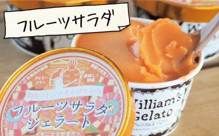 【3種のフレーバーを食べ比べ!!】だいちとつながるジェラート10個セット 映えるデザインが可愛いと話題に!! マドンナキャロット 地元野菜 甘い アイス スイーツ デザート 洋菓子 可愛い 詰め合わせ キャロットミルク フルーツサラダ ピーナッツミルク 自慢 冷たい にんじん 人参 落花生 ピーナッツ 農家 神重農産 H105-215