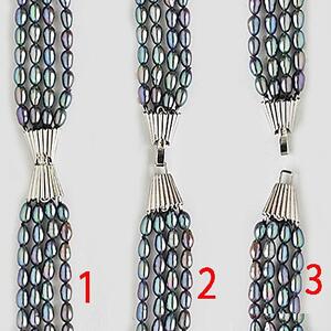 黒蝶貝を素材にした「ネックレス」貝工房かざはな【NN-８】