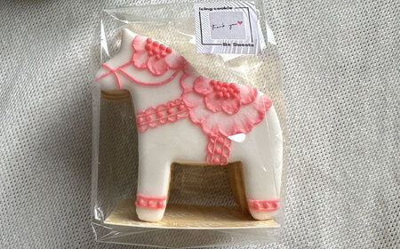 蹄鉄と馬のオリジナルアイシングクッキーセット 詰め合わせ ギフト 焼き菓子 栗東市 / びわ湖タイル [BIBS001]