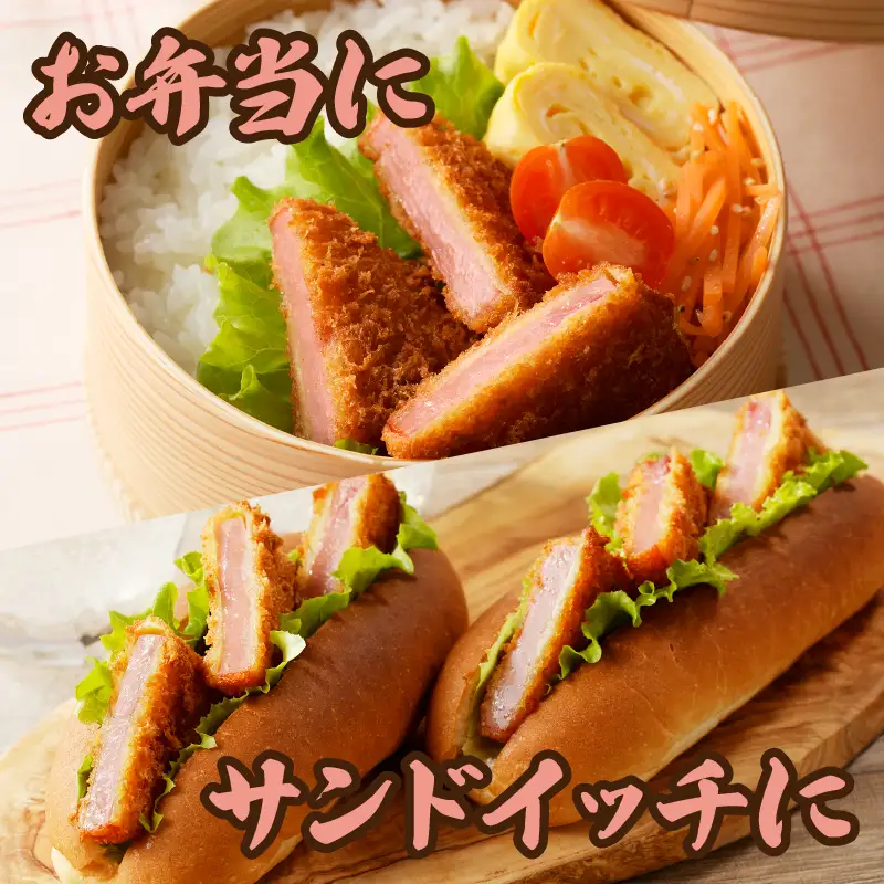 ハムカツ(計12枚) 豚 豚肉 加工品 国産_T006-0025