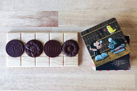 チョコレート専門店「サルくんの旅缶2缶セット」(絵本作家・谷口智則さんデザイン) [1190]