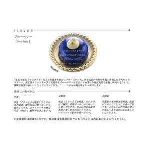 Blue Jewel ブルージュエル - Gift Box of 6 piece -　【お菓子・チーズケーキ・ブルーの輝き・宝石・スイーツ・レアチーズケーキ・ヨーグルト・濃厚・ホワイトチョコレート・ブルーベリー味】