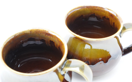 【波佐見焼】Folk Design 飴釉織部流し ペア アロママグ 食器【玉有】[IE40] 波佐見焼
