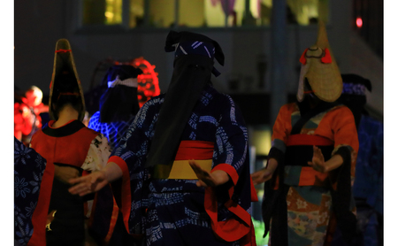 西馬音内盆踊り 藍染め 浴衣 衣装 オーダーメイド 秋田県 羽後町 ファッション 男女兼用 手絞り フルオーダー 盆踊り用衣装 イベント用衣装 