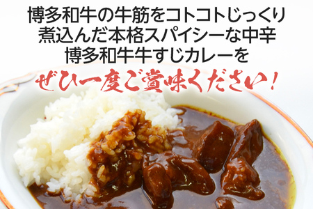 博多和牛 牛すじカレー 5食セット じっくり煮込んだバリうま！ ゴロッと入ったコラーゲン♪ グルメ お取り寄せ 福岡 お土産 九州 福岡土産 取り寄せ グルメ 福岡県