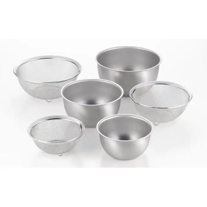 深型ボウル＆ザルセット6P