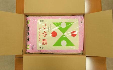 山形県産 特別栽培米 無洗米 つや姫 5kg （BG無洗米） 全3回定期便 F2Y-3917