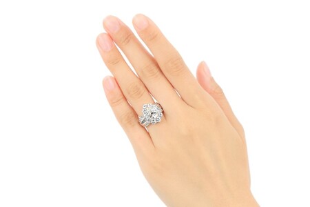 【ふるなび限定】【一点もの】ダイヤモンド（1.506ct）プラチナリング　R73　K05104-H　FN-Limited-SP