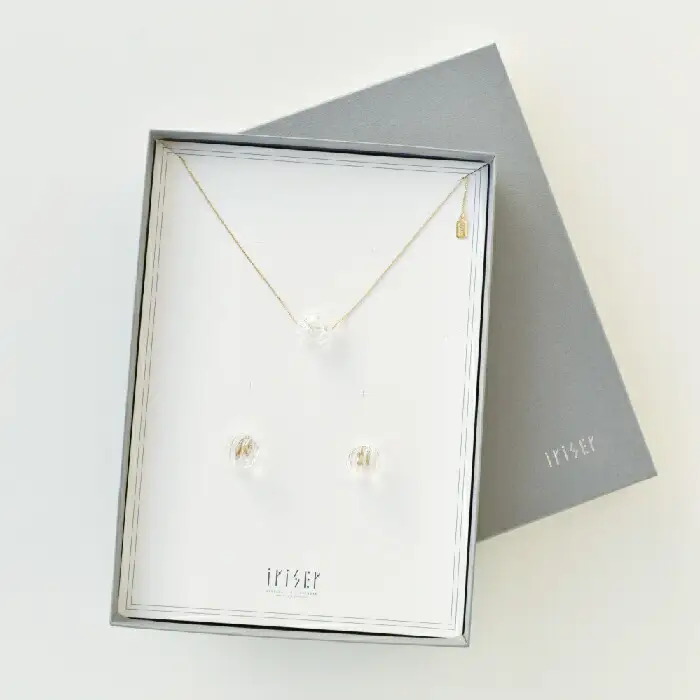 ネックレス・ピアスセット iriser オフショア ｜ ネックレス・ピアス