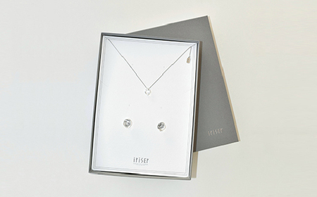 ネックレス・ピアスセット iriser Genseki ｜ ネックレス・ピアス